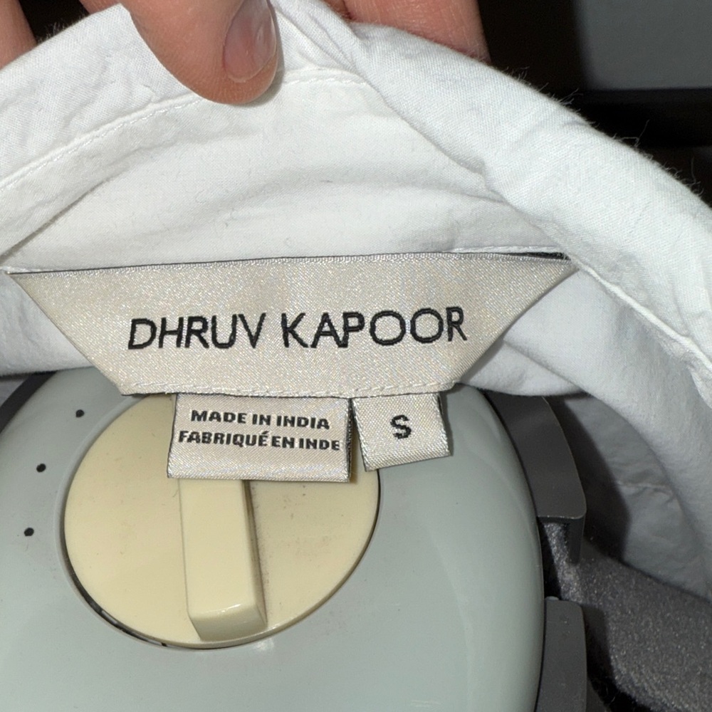 Chic White Beaded Button Down Shirt - image 6